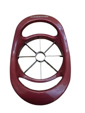 FARBERWARE Professional Easy Apple Wedger Slicer Corer Gadget, carnelian red