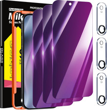 3 Pack Gradient Colorful Privacy Screen Protector for Iphone Air Anti-Blue Ligh