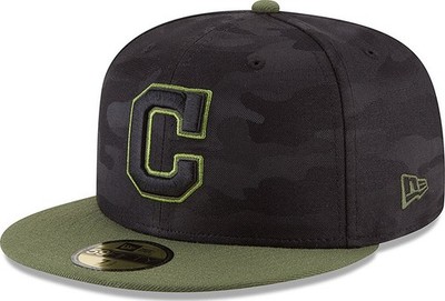 New Era Cleveland Indians Memorial Day Fitted Cap 5950 Limited Special Edition