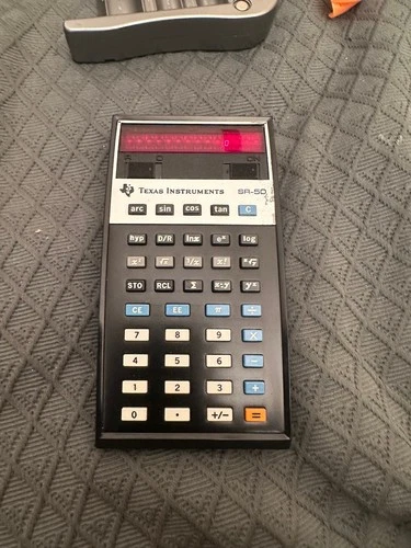 Texas Instruments SR-50  – 1970s Vintage Scientific Calculators Working