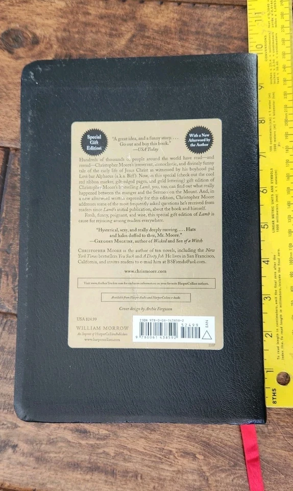 Lamb: The Gospel According to Biff, Christ's Childhood Pal by Chris Moore (Z15) - Image 2 of 4