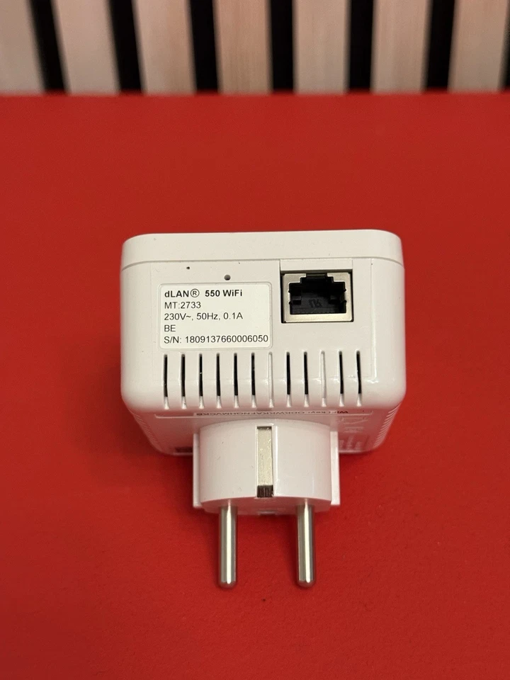 Adaptador de enchufes devolo dLAN 550 WiFi Wi-Fi Powerline 500 Mbps 1 puerto LAN excelente - Imagen 4 de 4