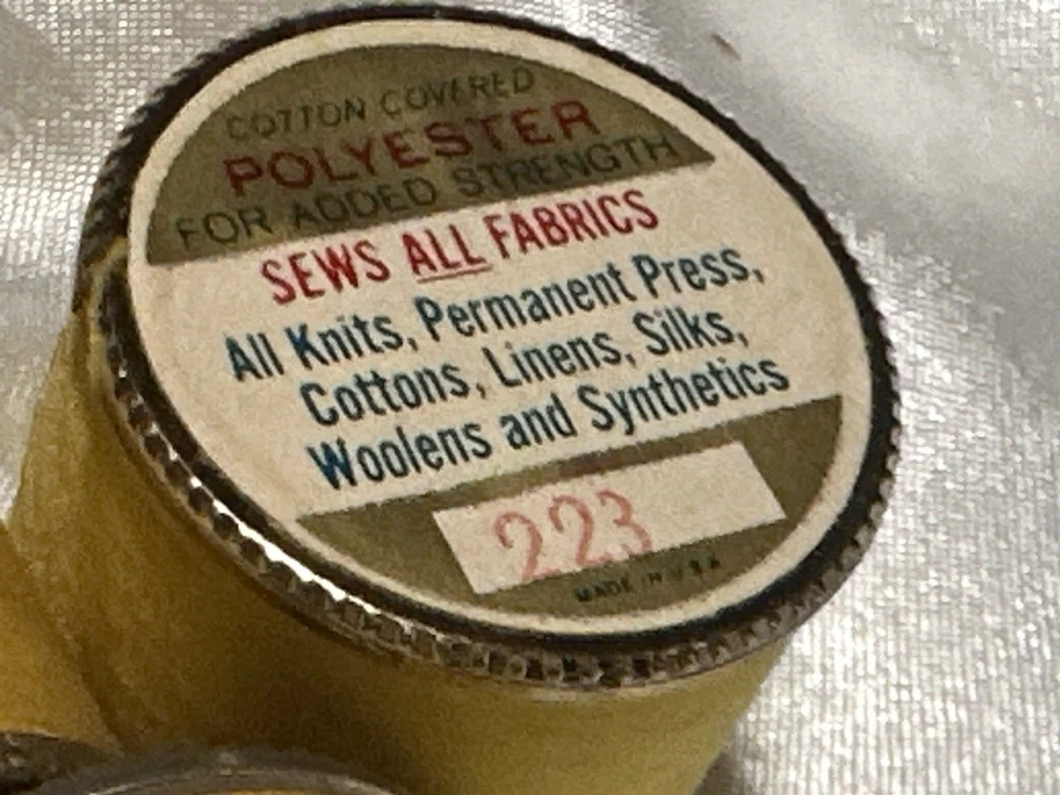 LOT of 5 J & P’s Coats YELLOW #223 & #157-A Thread 300 Yd VARIOUS - Image 3 of 4