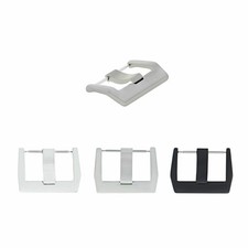 22-24MM BUCKLE FOR BELL  ROSS WATCH RUBBER BAND LEATHER STRAP BR01 BR02 BR03