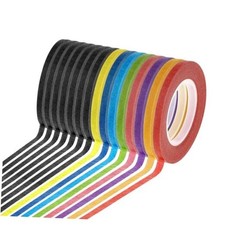15 Rolls Thin 1/8 Inch 3mm Whiteboard Tape, Low-Tack Paper Pinstripe Art