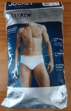 Jockey Classic Sz 32 Briefs 100 Cotton 4 Pair Package Black Blue Gray 2015