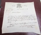 G.A. JAUFFRET Autograph Signed 1810 EVEQUE METZ AIX-EN-PROVENCE CHAPLAIN NAPOLEON