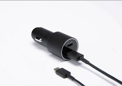 45W Super Fast Charging Dual Port Car Charger for Samsung Galaxy S25 Ultra