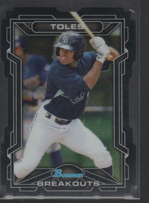 ANDREW TOLES  2013 BOWMAN DRAFT BREAKOUTS XFRACTOR CARD #BSB-AT  /99