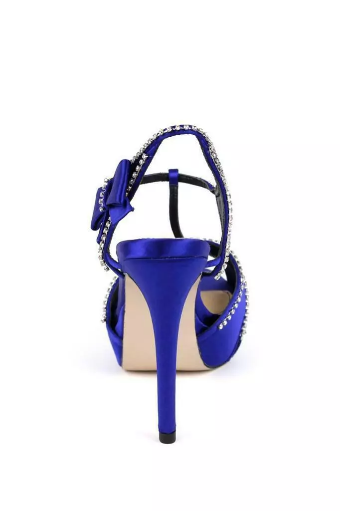 Kisses royal blue glitter sandals (more colors are available) – heels N  thrills