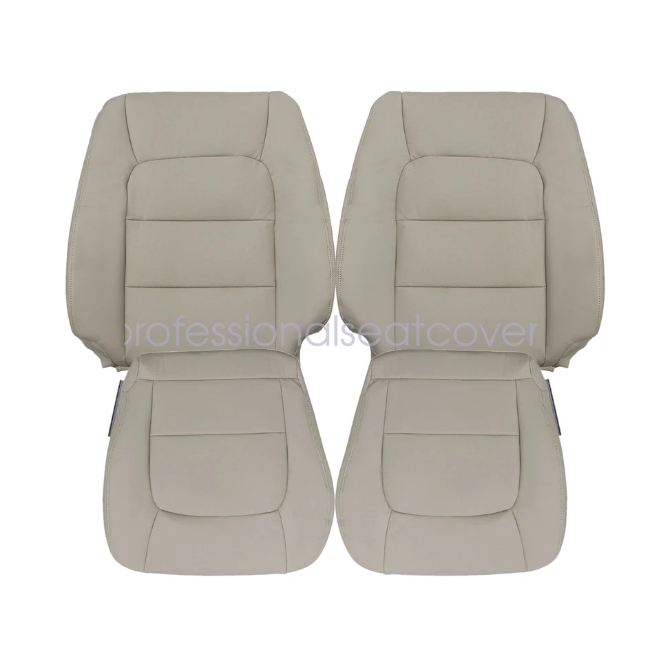 4 piezas para Lexus LX470 1998-2007 conductor y pasajero cubierta de asiento de cuero tostado # LF40 Foto 2 de 4