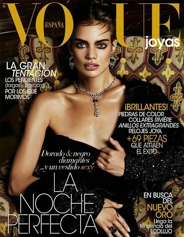 VOGUE Magazine Spain Joyas RIANNE TEN HAKEN Vlada Roslyakova #17