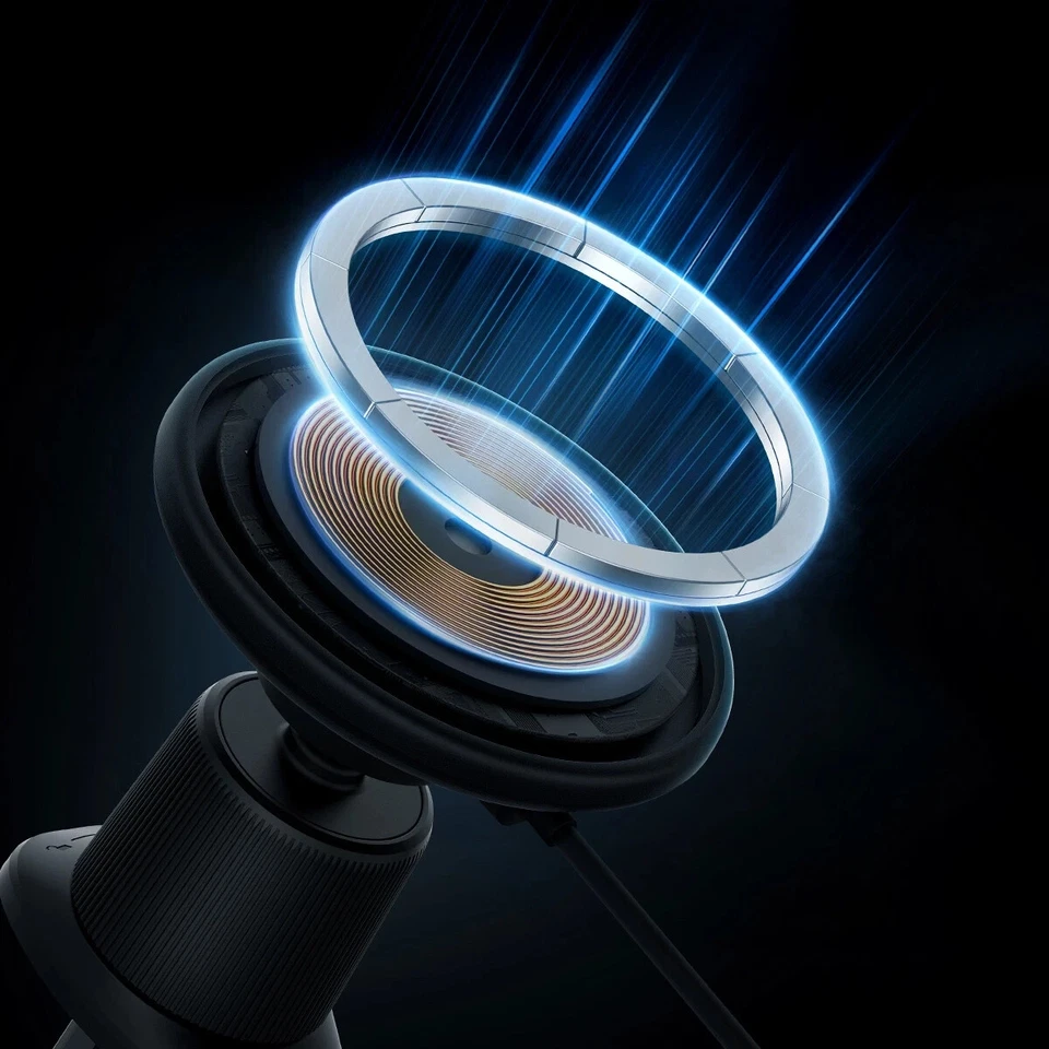 Baseus Autohalterung mit 15-W-Induktionsladegerät für Lüftungsschlitze - Bild 4 von 4