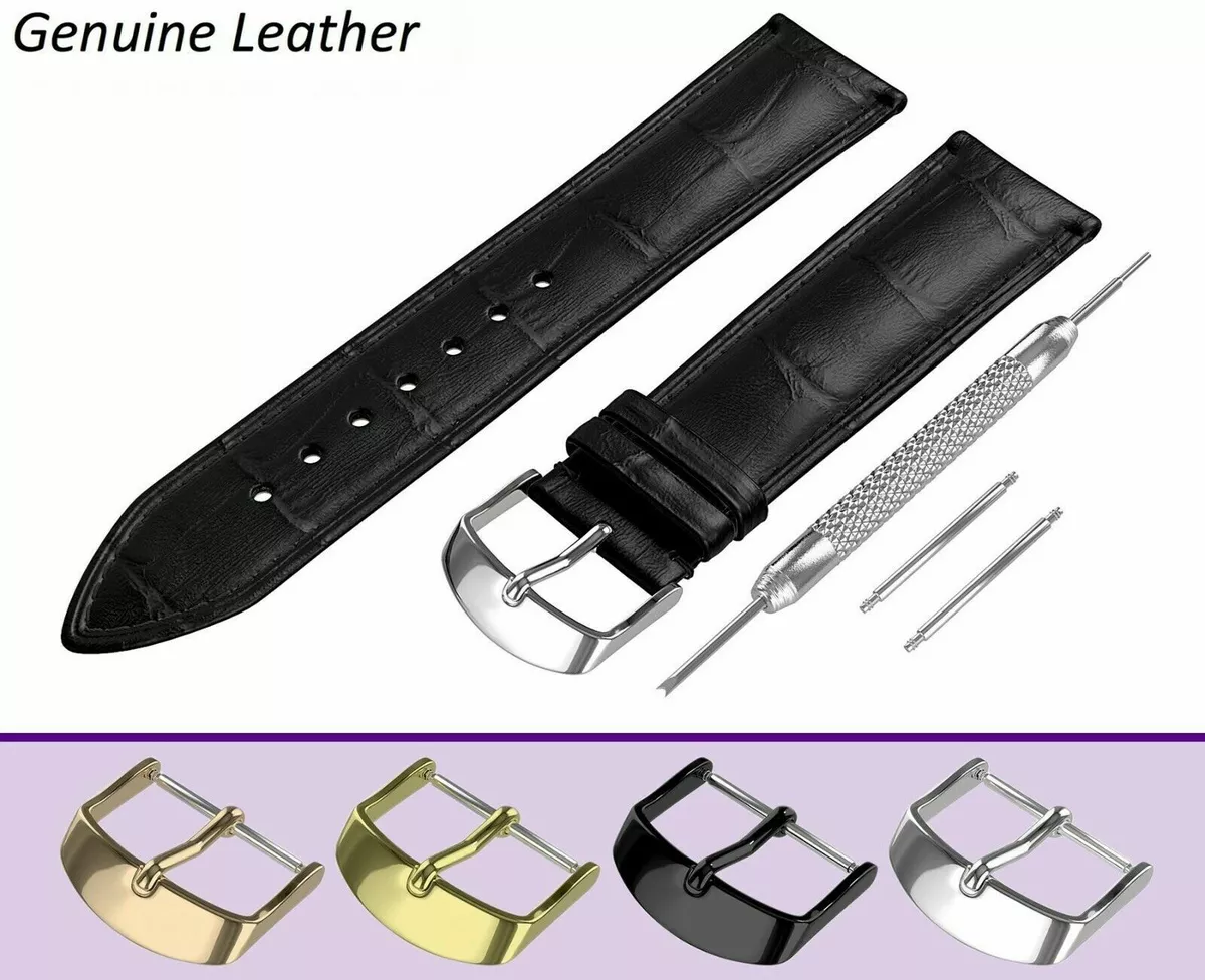 Genuine leather watch belt store