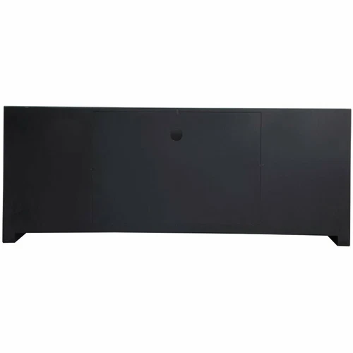 Elegant Decor Modern 59" Clear Silver Mirrored Faux Log Fireplace TV Stand - Picture 6 of 10