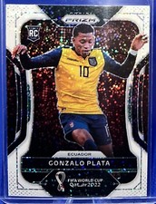 2022 Panini Prizm World Cup Gonzalo Plata White Sparkle SSP Ecuador Rookie RC