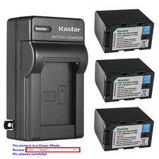 Kastar 7.4V 10500mAh Battery AC Wall Charger for JVC BN-VC264G BN-VC296G Battery