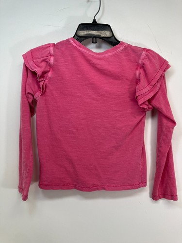 Vineyard Vines Kids Girls Pink Long Ruffle Sleeve Size Medium (12/14) - Picture 4 of 5