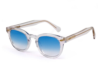 XLAB Sunglasses 8004 moscot style  31 transparent / 6925 shaded blue