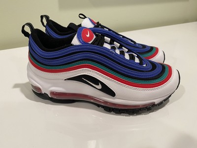 nike air max 97 white multicolor