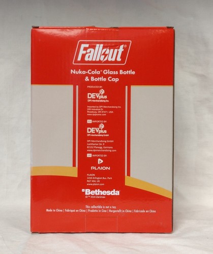 Fallout Bottle Series Replica Glass Bottle Nuka Cola Clear - new - Imagen 3 de 3
