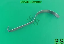 3 Pcs Deaver Retractor 1"×12" Surgical Solid Handle Instruments