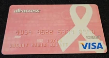 all-access Visa Debit Charge Card ~ MetaBank~ Exp 2013 ~ cc2394