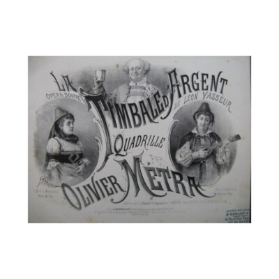 METRA Olivier Die Silberne Trommel Klavier Ca. 1874