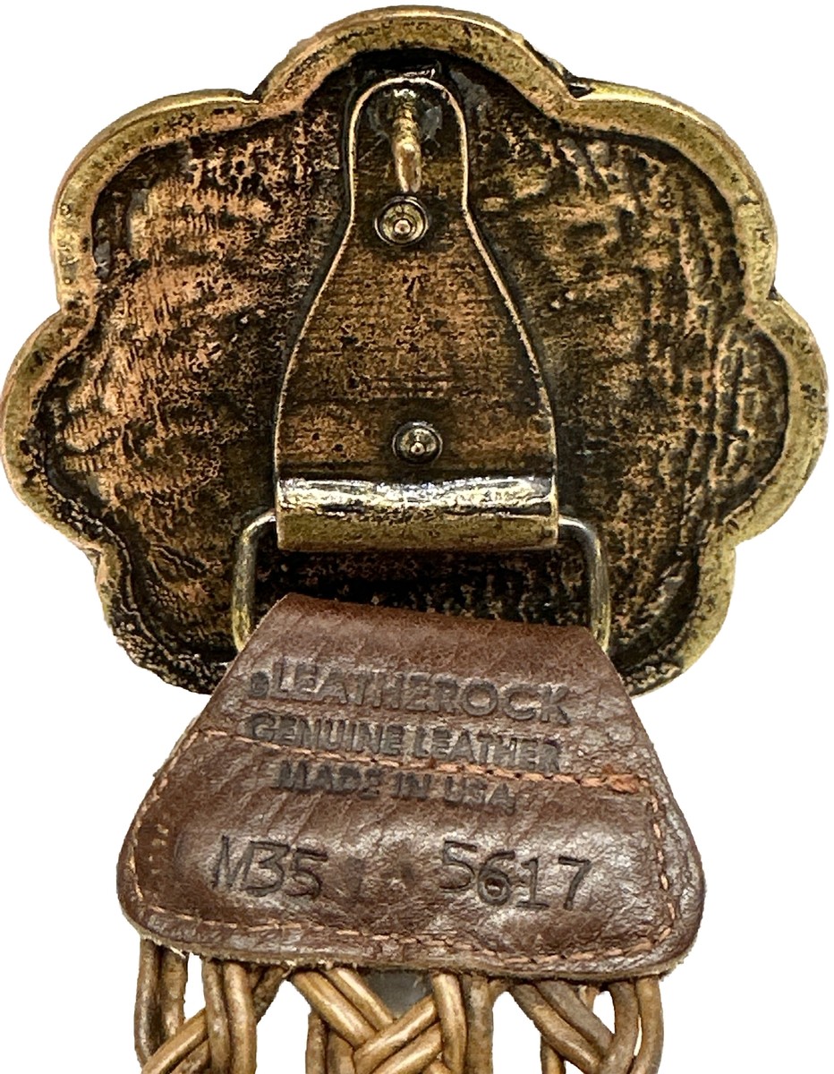 Leatherock Jeweled Genuine Leather Statement Belt Brown  display picture 1