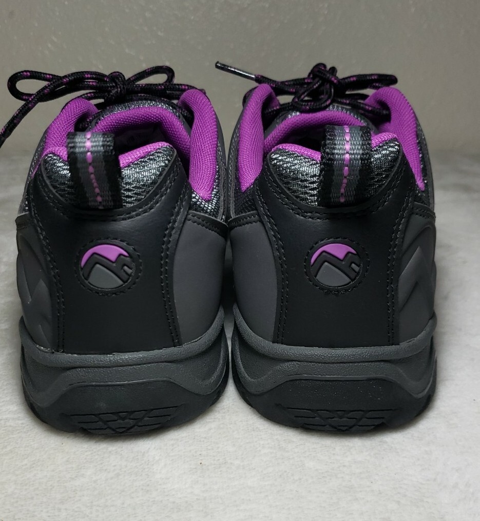 Gelert Ottawa Low Women's Charcoal Purple Hiking Shoes US Size