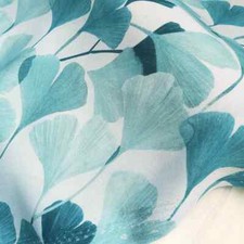 55'' Wide By Yard Retro Leaf Pattern Rayon Viscose Fabric Soft Sewing Material