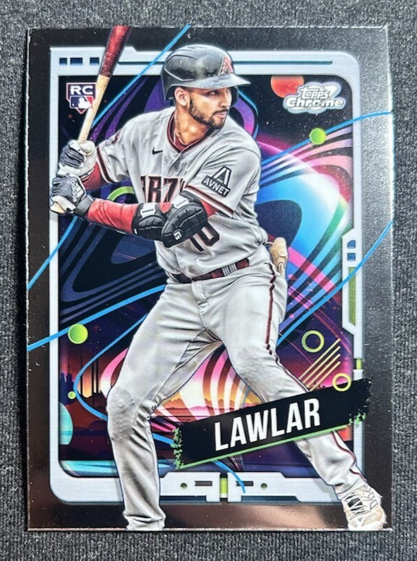 2024 Topps Cosmic Chrome #5 Jordan Lawlar Base RC Diamondbacks