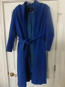 royal blue wrap coat