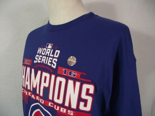Chicago Cubs Shirt men's XL extra large Blue MLB World Series champion NEW - 第 6/9 張圖片