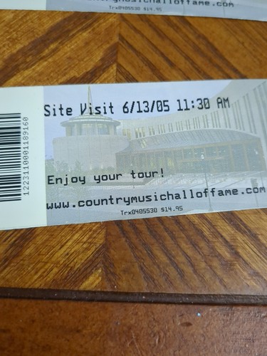 2 Concert Tickets Not Used 6/13/05 WSM Grand Ole Opry Nashville Tennessee Musi - Picture 2 of 5
