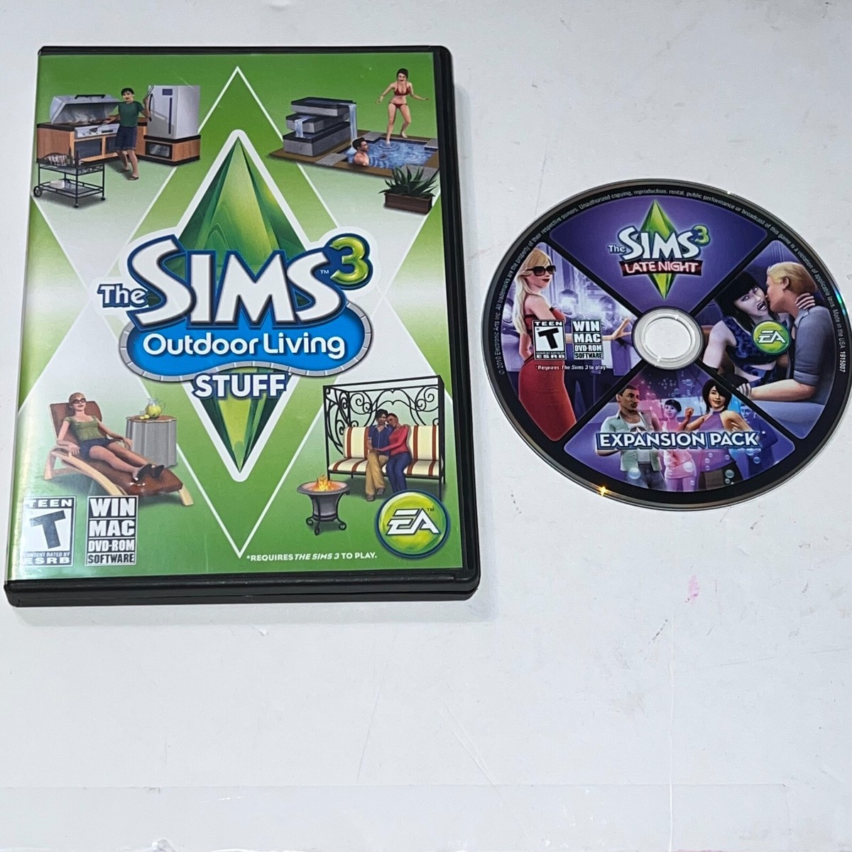Bundle of The Sims 3 - Outdoor Living Stuff & Late Night Expansion