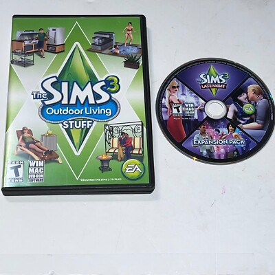Bundle of The Sims 3 - Outdoor Living Stuff & Late Night Expansion