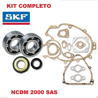 Kit Cuscinetti SKF Con O-Ring E Guarnizioni Per Motore Vespa PK 50 XL HP Rush - Ricambi Originali - Foto 6