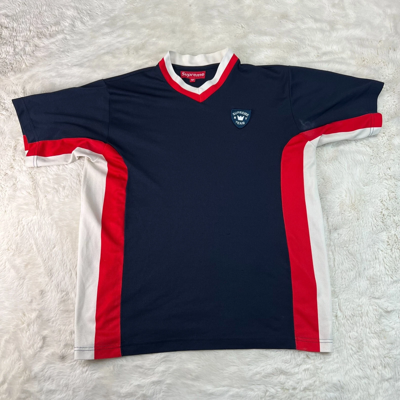 Maillot de football Supreme Team style maillot homme M multicolore SS tee shirt