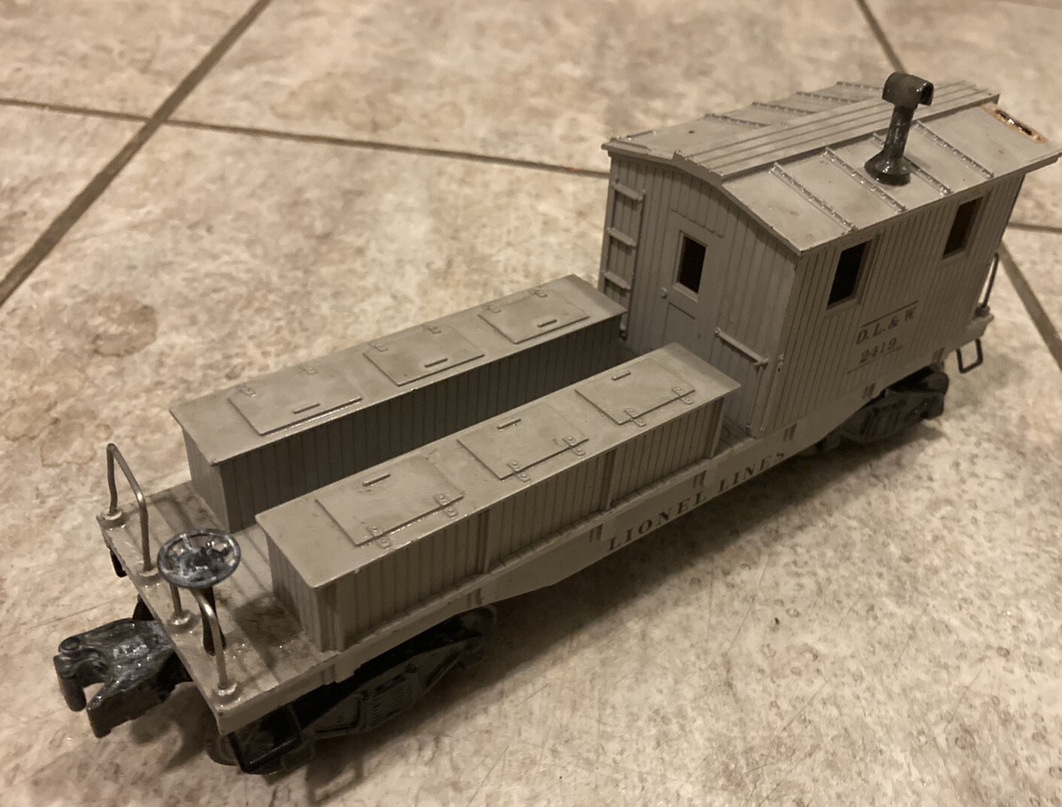 Lionel Lines Silver Work Caboose #6419 O Gauge Model Train With Box