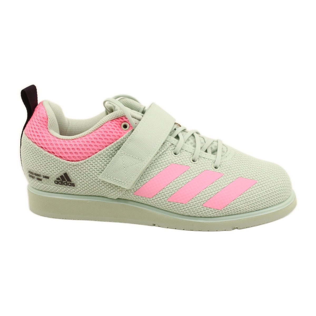 Adidas Powerlift 5 Weightlifting Shoes Pink Sz Mens Size 10 Womens 11 JP9879 NEW Adidas Powerlift 5 Clear Pink / Carbon - Jun 2025 - JP9879  main image 2