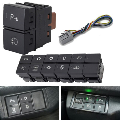 For Honda Civic CR-V Accord 2016+ Dashboard Dash Control LED Push Button Switch