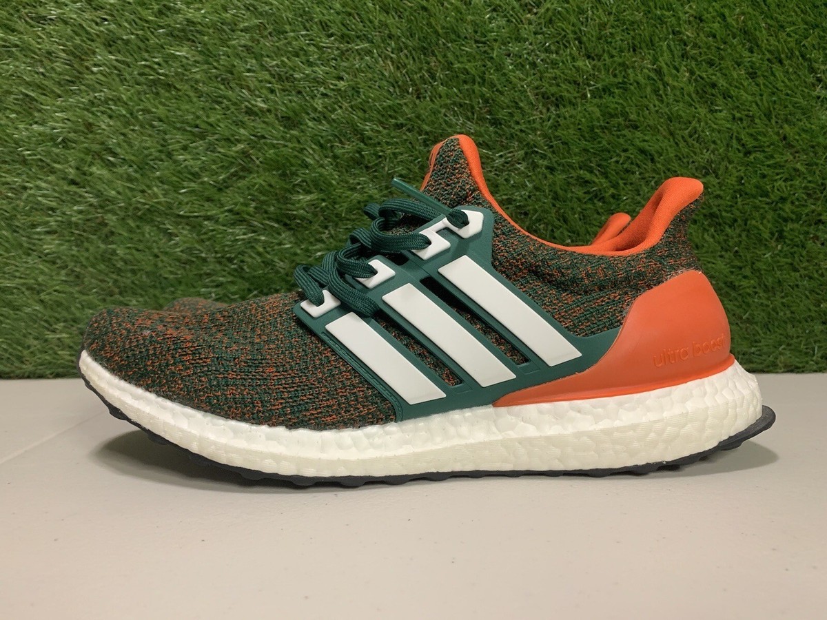 Adidas Shoes Adidas Ultra Boost Miami Hurricanes Size Adidas - Main Image