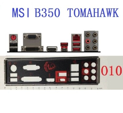 I/O IO Shield For MSI B350 GAMING PLUS B350 TOMAHAWK ARCTIC PC MATE ...