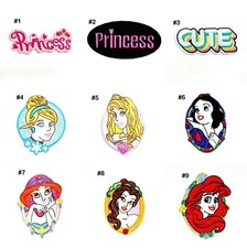 Princess Fairy Tales Patch Cute Girl Kids Cartoon Art Emblem for Iron on Clothes