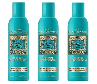 *PACK OF 3* 4711 ORIGINAL Eau De Cologne by Muelhens DEODORANT SPRAY 150 ml