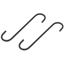 Brake Caliper Hangers - 2 PC Metal 7-3/4" inch S Hooks 1/4" Diameter