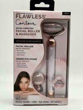 Finishing Touch Flawless Contour Micro Vibrating Facial Roller  Massager - New