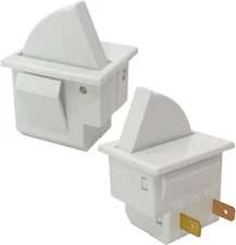Refrigerator Door Light Switch 2 Feet Compatible for GE Whirlpool Maytag - 2 Pcs