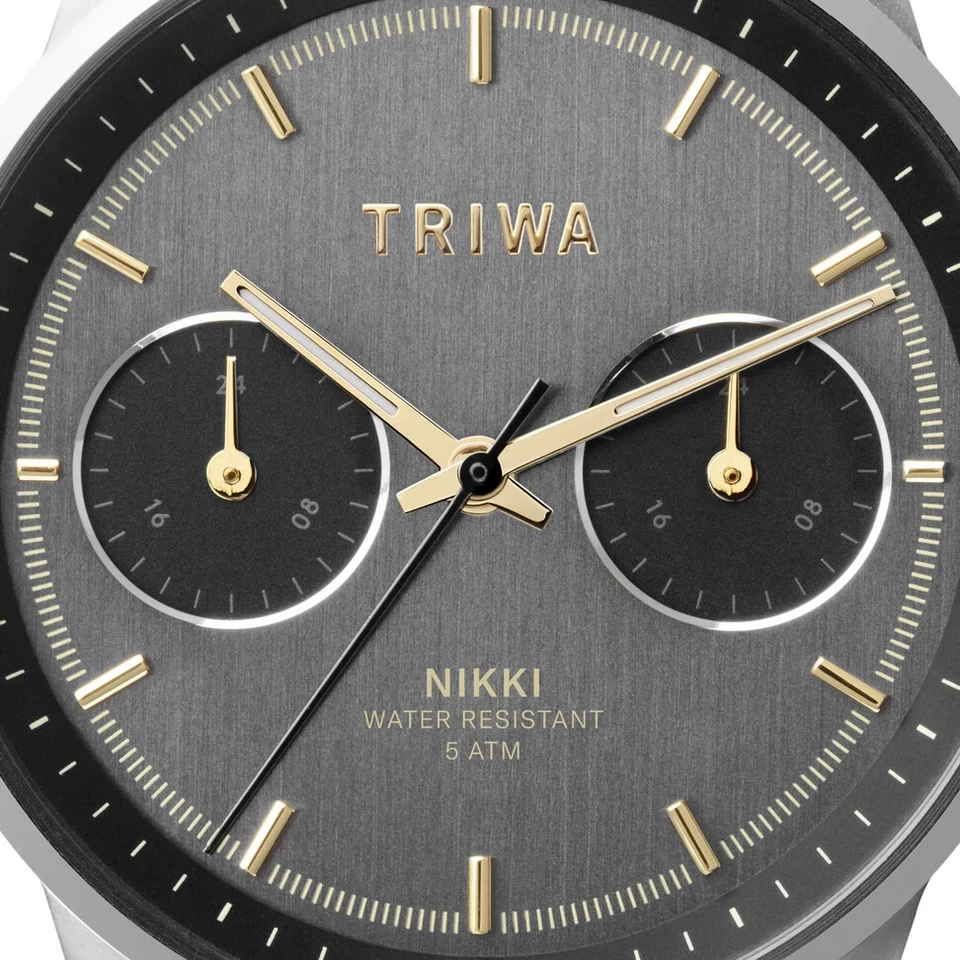 Reloj Triwa Nikki Smoky marrón oscuro delgado Foto 4 de 4